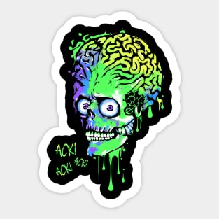 Colorful Martian Sticker